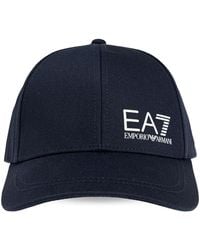 EA7 - Logo-Print Baseball Cap - Lyst