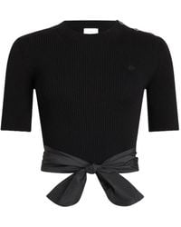 Patou - Knot Ribbed T-Shirt - Lyst