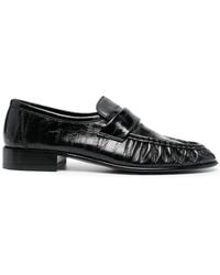 The Row - Soft Leather Loafers - Lyst