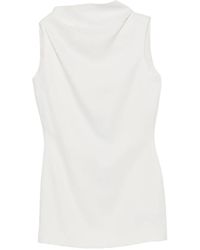 KHAITE - Astor Cowl-Neck Mini Dress - Lyst