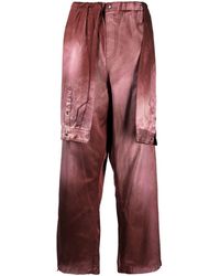 Maison Mihara Yasuhiro - Layered-design Brushed-effect Trousers - Lyst