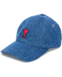 AMI Casquette avec patch Ami de Coeur - Bleu