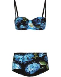 Dolce & Gabbana - Bikini Bluebell à balconnets - Lyst