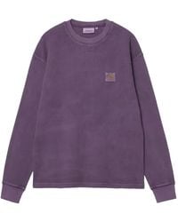 Carhartt - Logo-Patch Long-Sleeve Sweatshirt - Lyst