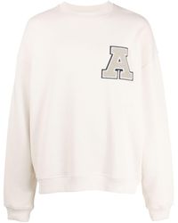 Axel Arigato - Logo-patch Organic-cotton Sweatshirt - Lyst
