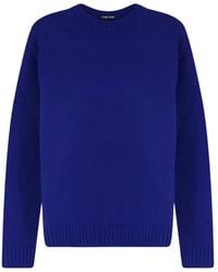 Tom Ford - Ribbed-Trim Crew-Neck Sweater - Lyst