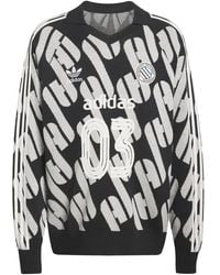 adidas - Adicolor Bloke Core Trui Met Logo - Lyst