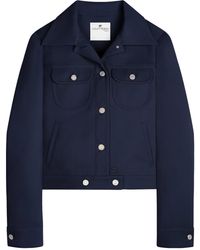 Courreges - Trucker Button-Fastening Twill Jacket - Lyst