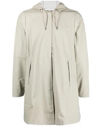 Rains - Drawstring-Hooded Parka Coat - Lyst