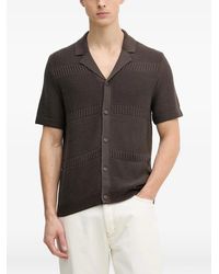 Joop! - Cardigan À Manches Courtes Et Fini Texturé - Lyst