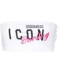DSquared² - Darling Cotton Tank Top - Lyst