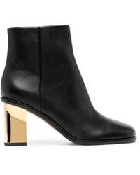 Chloé - Bottines Rebecca 75 Mm En Cuir - Lyst