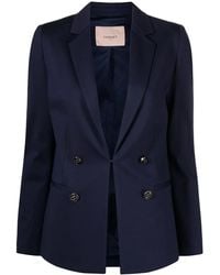 Twinset - Faux Double-Breasted Blazer - Lyst