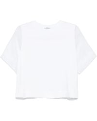 Peserico - Organza-Detail T-Shirt - Lyst