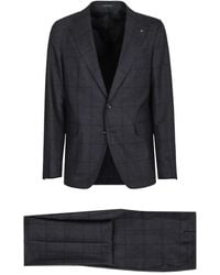 Tagliatore - チェック ツーボタン スーツ - Lyst