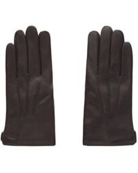 Lottusse - Lausan Handschuhe Mit Ziernähten - Lyst