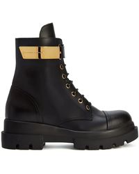 Giuseppe Zanotti - Alexa Logo Plate Boots - Lyst