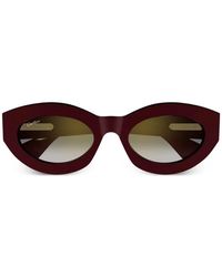 Cartier - C-Logo Sunglasses - Lyst