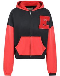 ERL - Varsity Logo-Patch Hoodie - Lyst