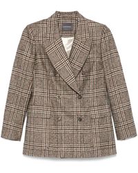 Lorena Antoniazzi - Checked Blazer - Lyst