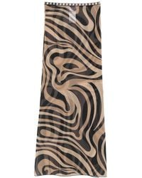 PUCCI - Gonna Lunga Marmo Con Stampa - Lyst