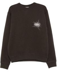 Isabel Marant - Minimalist Long-Sleeve Sweatshirt With Intricate Embroidery - Lyst
