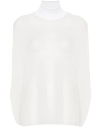 Fabiana Filippi - Open-Knit High-Neck Top - Lyst
