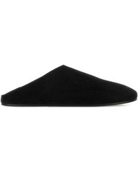 The Row - Hudson Suede Slides - Lyst