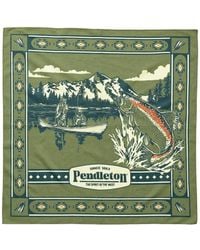 Pendleton - Lakeside Schal Aus Baumwolle Mit Grafischem Print - Lyst