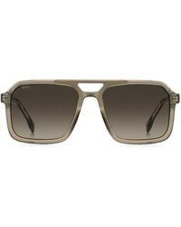 BOSS - Transparent- Sunglasses With Logo Trim - Lyst