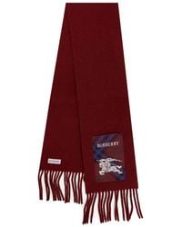 Burberry - Cashmere Check Label Scarf - Lyst