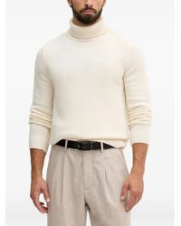Barbour - Kelp Logo-patch Sweater - Lyst