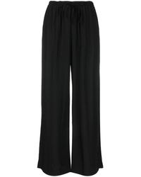 P.A.R.O.S.H. - Wide-Leg Drawstring-Waist Trousers - Lyst