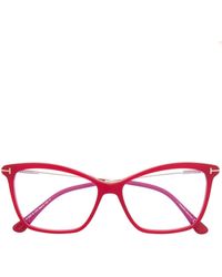 Tom Ford - Brille mit Butterfly-Gestell - Lyst