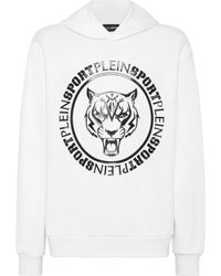 Philipp Plein - Carbon Tiger Cotton-Blend Hoodie - Lyst