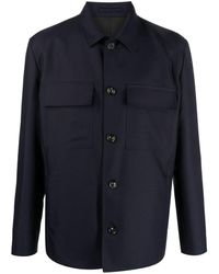 Lardini - Spread-collar Shirt Jacket - Lyst