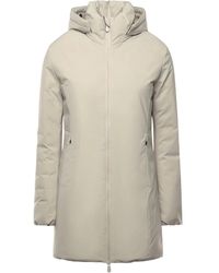 Save The Duck - Removable Hood Zip Coat - Lyst