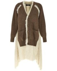 Undercover - Two Material Cardigan - Lyst