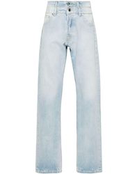 VTMNTS - Double-waistband Straight-leg Jeans - Lyst