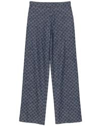 Gucci - Gg Katoenen Denim Broek Met Jacquard - Lyst