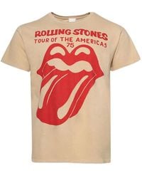 MadeWorn - Rolling Stones Tea Stained Tongue '90S-Graphic Cotton T-Shirt - Lyst