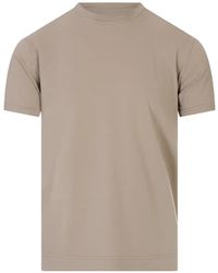 Fedeli - T-Shirt À Col Rond - Lyst