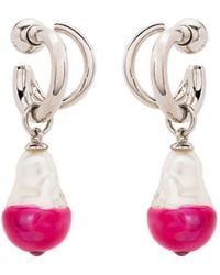 Panconesi - Boucles d'oreilles pendantes à perles - Lyst