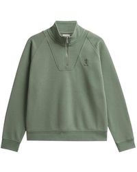 Pringle of Scotland - Brushed-Back Half-Zip Sweatshirt - Lyst