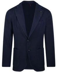 Santaniello - Single-Breasted Blazer - Lyst