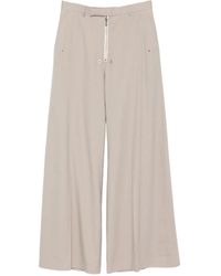 Rick Owens - Zip-Fly Wide-Leg Trousers - Lyst