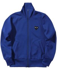 COMME DES GARÇONS PLAY - Heart Logo-Patch Track Jacket - Lyst