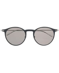 Montblanc - Mb0097s Round-frame Sunglasses - Lyst