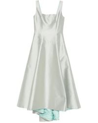 Fely Campo - Square-Neck Midi Dress - Lyst