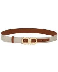 Ferragamo - Reversible And Adjustable Gancini Belt - Lyst